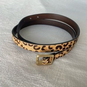 Leopard Print Belt